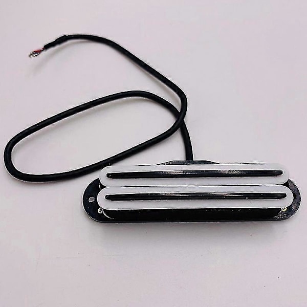 Hot Rail Pickups Dubbelspår 11k Alnico5 Gitarrpickup Passar Strat Squier Tele Elgitarr, Vit