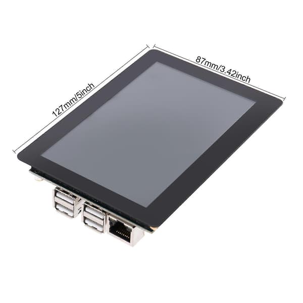Cm4 Display 5 Tommer Mipi Csi Touch Screen Poe Gigabit Etet Port S 4k Output Til