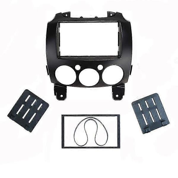DVD-kehys Audio Sovitin Kojelaudan Verhoilupaneeli Stereoradion Kojelaudan Verhoilu Yhteensopiva Mazda 2 2010 Demio 2007+ 178*102mm