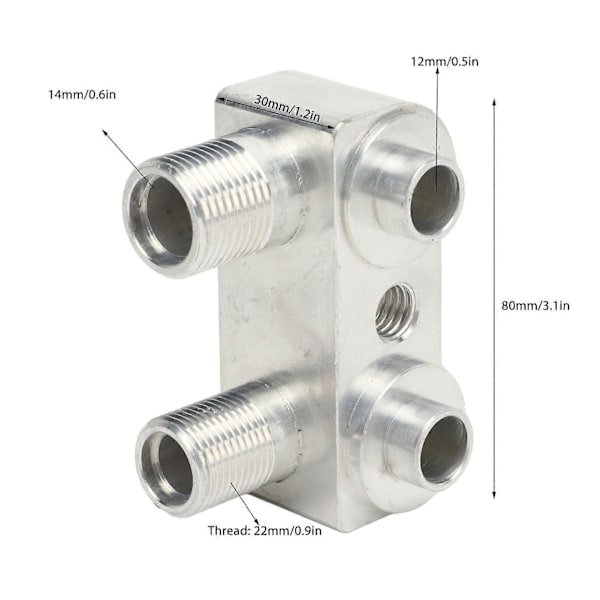 AC Kompressor Adapter Holdbar Slidstærk Nem Installation AC Kompressor Fittings Adapter Udskiftning til SX LS1 AC Kompressor