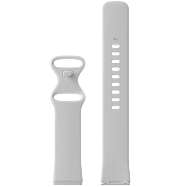 Säädettävä vedenpitävä silikoninen rannekkeen korvaushihna Versa 3 Sense -kelloon White Large