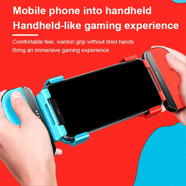 2 stk. Joycon-holderklemmer Mobiltelefon Gamepad Brakettklips Enkel installasjon Joypad-kontrollere Spilltilbehør