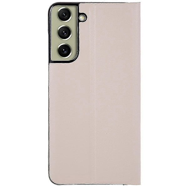 For Samsung S21 Fe Fjerde Generasjon Stativ Lærveske Pink Style G Samsung Galaxy S21 FE