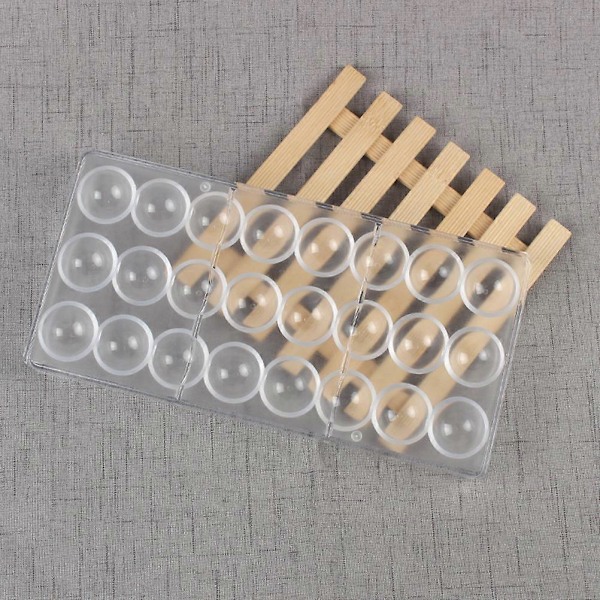 24 Huls Rund Chokoladeform DIY Budding Slik Geléform
