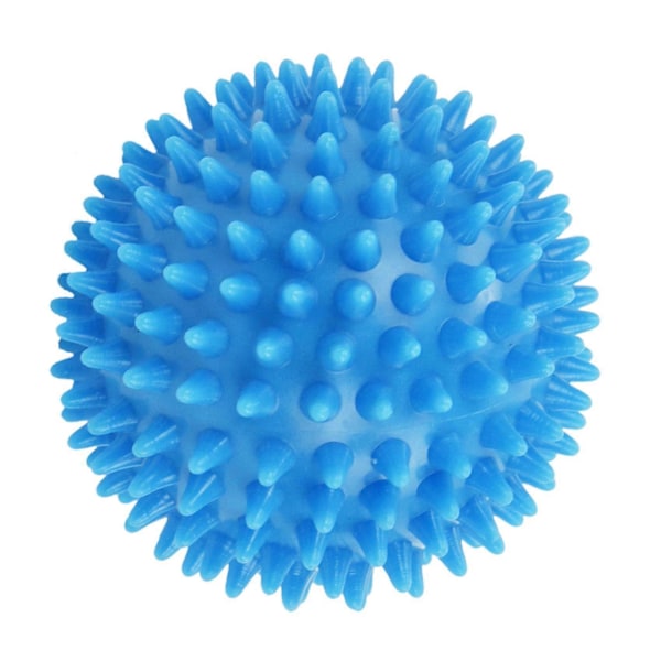 Pigget Massagebold, 7,5 cm (Lyseblå) & Klem og Bøj Fingerudvidelsestræner Terapi Stressbold