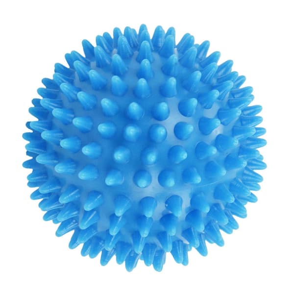 Spikig Massagboll, 7,5 cm (himmelsblå) & Kläm och Böj Fingerförlängningsövningsboll Terapi Stressboll