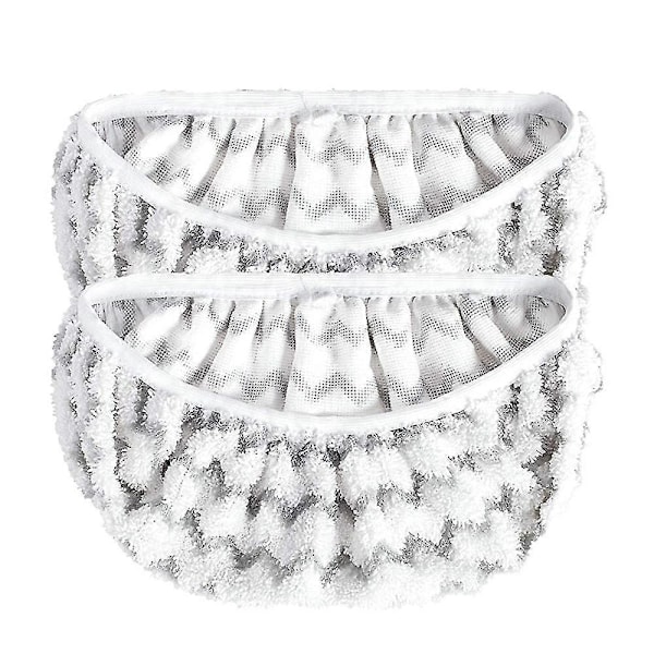 2-pak Mikrofiber Vaskbare Moppputer Kompatibel med Sweeper Mopper, Brukbar til Både Vått og Tørt