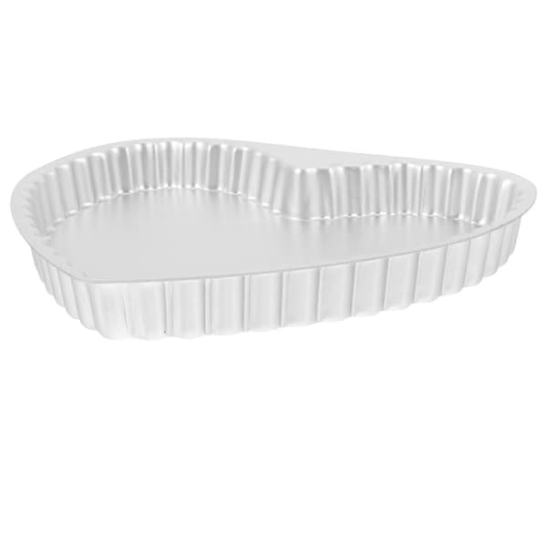 Hjärtformad Kakform Aluminiumlegering Kakform Nonstick Bakform med Avtagbar Botten