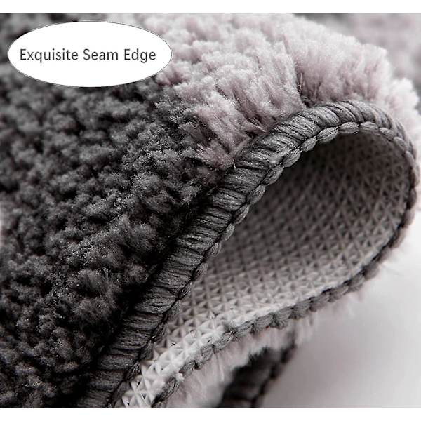 Tflycqbathroom Matta Halkfri Badmatta för Badkar, Dusch och Badrumsgolv Vattenabsorberande Mjuk Mikrofiber Badrumsmatta Maskintvätt/tork Badrumsmatta B
