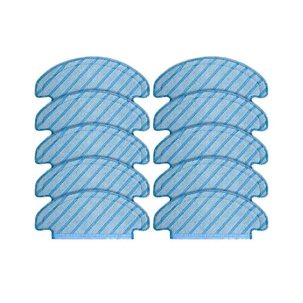 10-pack Tvättbara moppdynor för T9 Aivi dammsugare Mikrofiber moppdukar