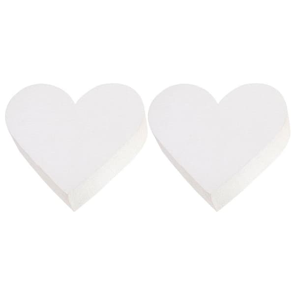 2 stk. Skumkage Model Hjerteformet Kage Dummy Bage Kage Model Kage Dummies Model