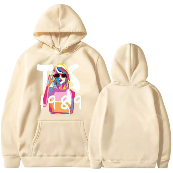 Taylor Swift the eras tour Taylor perifera hoodies vår och höst herr- och damtröjor off white XXXL