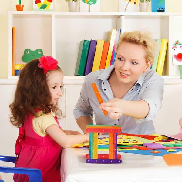 100 stk. Ispinner Fargede Ispinner Lollipop-pinner Dessertpinner Hobby-pinner For Hjemme-DIY