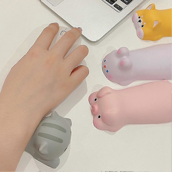 Sött handledsstöd för mus dator laptop armstöd för skrivbord ergonomiskt långsamt stigande Squishy T