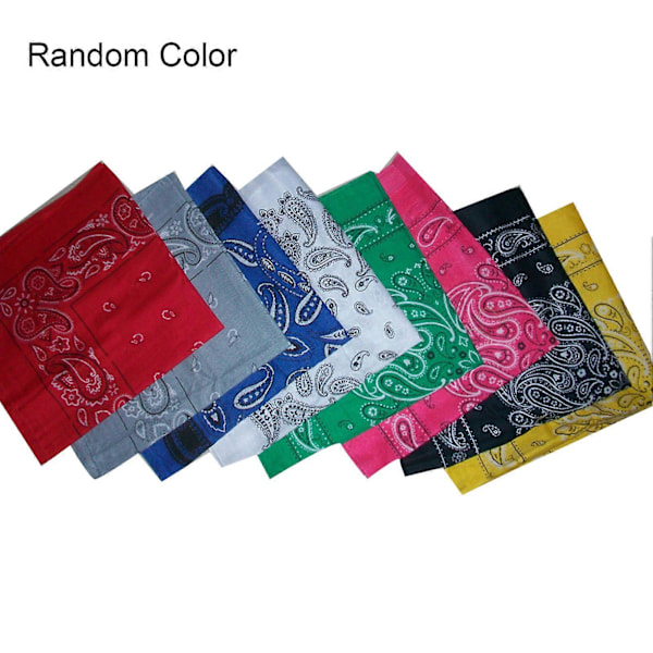 Unisex Fyrkantig Paisley Cykel Ridning Bandana Hiphop Huvud Halsduk Huvudbonad