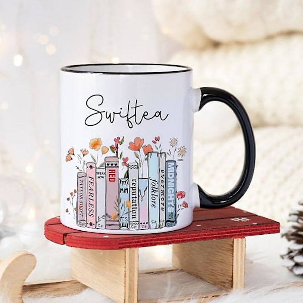 Taylor Swift Album Kaffekrus Til Sanger Fans, Te Kop Merch Til Fans Swiftie Kvinder Og Piger