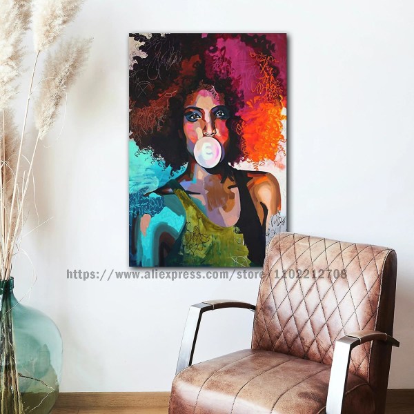 Beyoncé Affischdekoration Canvasaffisch Rum Bar Cafédekoration style 9 50x75cm No Frame