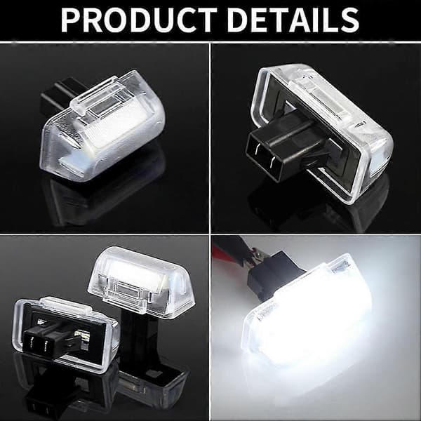 2 stk. til Transit MK6 MK7 -2013 til Transit Connect 2002-2013 4388111 LED nummerpladelys