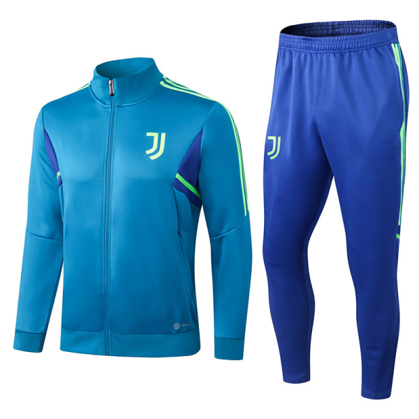 23-24 Ny Juventus Long Pull Jacket Training Wear Jacket Set blue 2XL