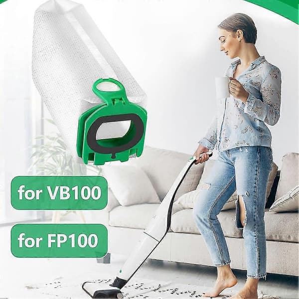 Ersättningsdammsugarpåsar S D för Vorwerk Kobold Vb100 Fp100 Dammsugartillbehör Dammsugarpåsar