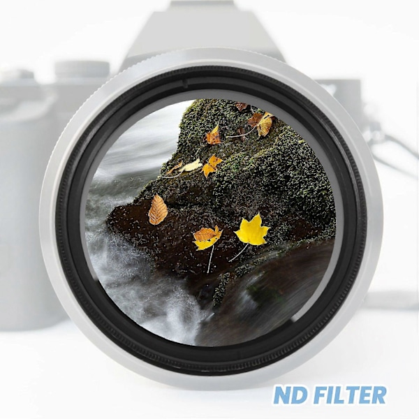 ND2-400 Neutral Density Vble ND Filter Justerbar 49mm Filter Til Kamera