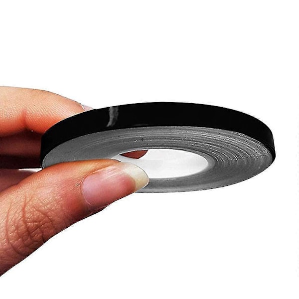 Trim Striber Selvklæbende Striber Til Biler, Sort, 5 Mm X 10 Mt