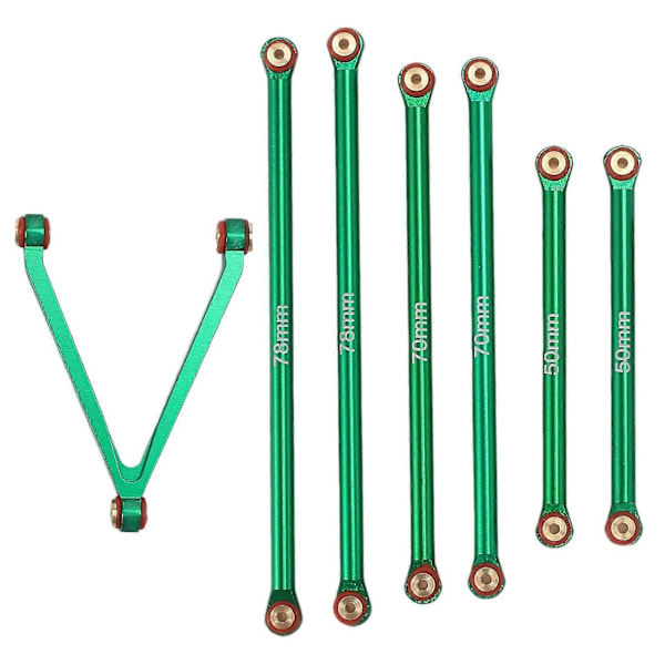 CNC Chassis Link Rod Linkage Sett For Axial Scx24 Axi00005 Gladiator 1/24 Rc Crawler Bil Oppgraderingsdel