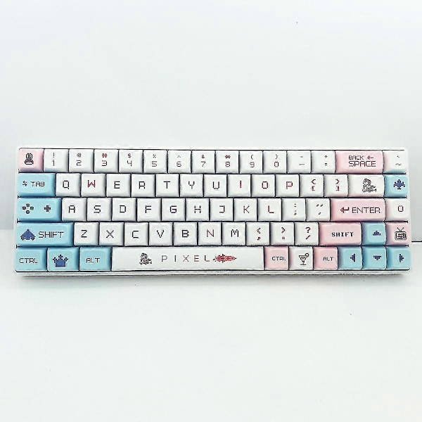 Pbt Keycap 125 Tangenter Xda Hög Profil Personlig Engelsk Tangent För Mekaniskt Gamingtangentbord F