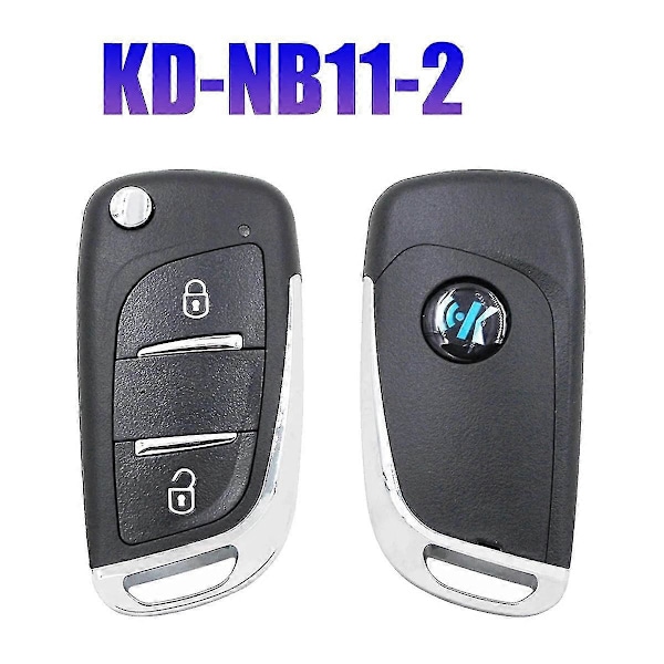 5 st Keydiy Nb11-2 - 2-knapps fjärrkontroll bilnyckel för Kd900 Kd900+ Urg200 -x2 Progra
