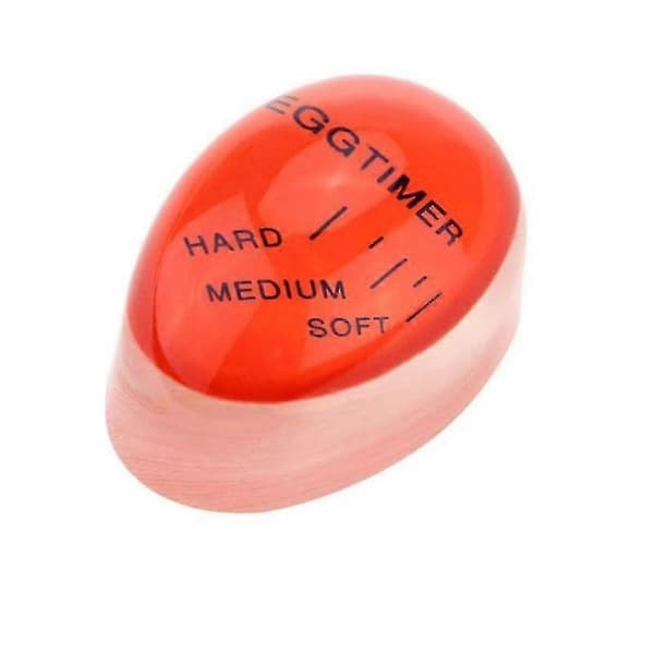 3-delt Egg Timer Sett, Egg Timer Varm Egg Timer Myk, Medium Eller Hard Misfarget Egg Timer For Kjøkken Og Hjemmeservering (rød)