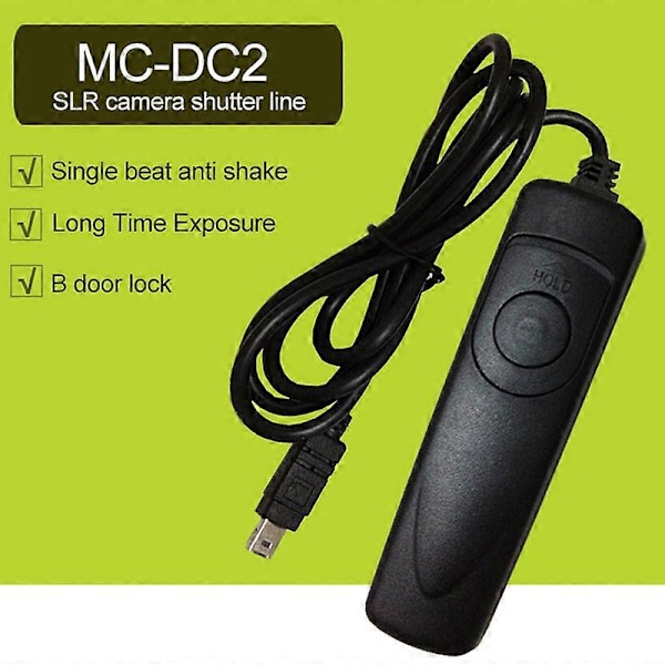 MC-DC2 Kamera Fjernudløser Kabel Kompatibel Nikon D750 DF D610 D7200