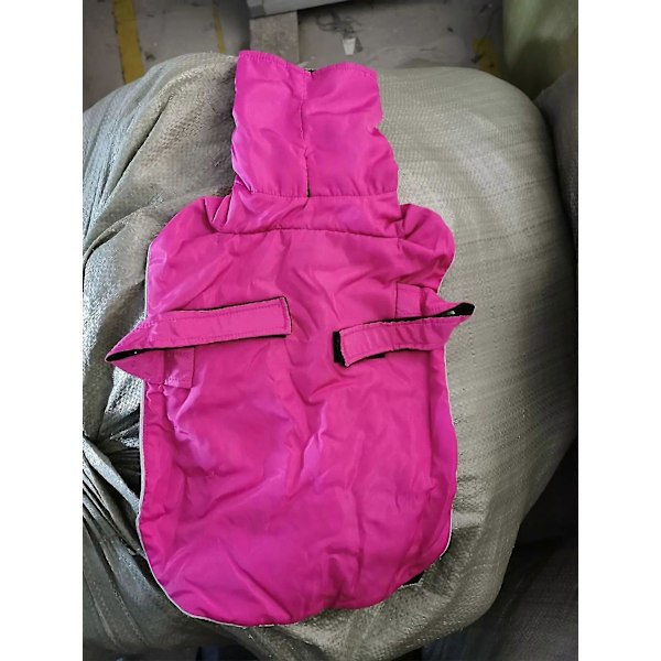 Varm Hundjacka Vattentät Whippet-Kappa Vinter Justerbar Greyhound Kläder Vinter Varm Fleece Kläder Italiensk Greyhound Kläder black XL