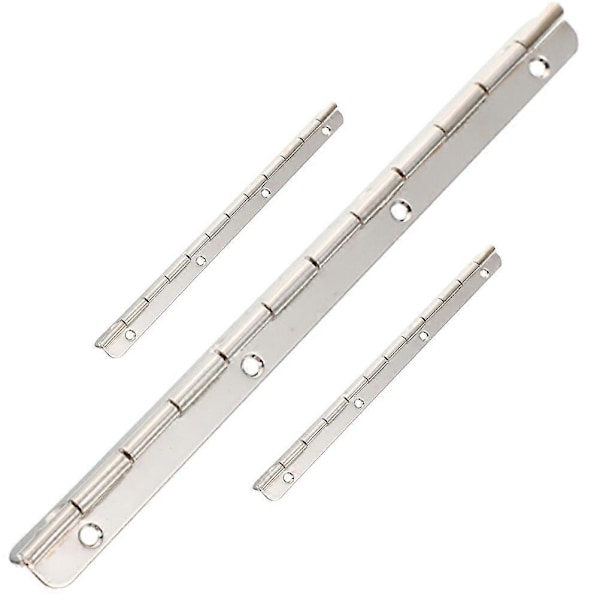3 stk. Sammenleggbare kontinuerlige hengsler 180 graders pianohengsler Lange hengsler for skap, treboks