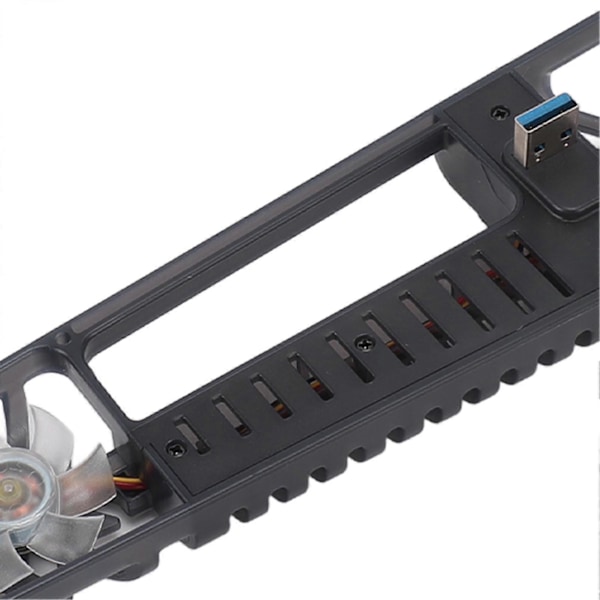 Spilkonsol Køleventilator RGB Lys USB Køleventilator Magnetisk Flere Ventilatorhastigheder Spilkonsol Køler til PS5 Slim