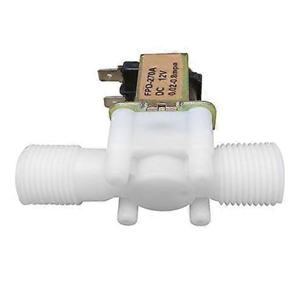 1/2 tomme 12V Magnetisk N/C Elektrisk Magnetventil Vand Luft Indløbsstrømningskontakt