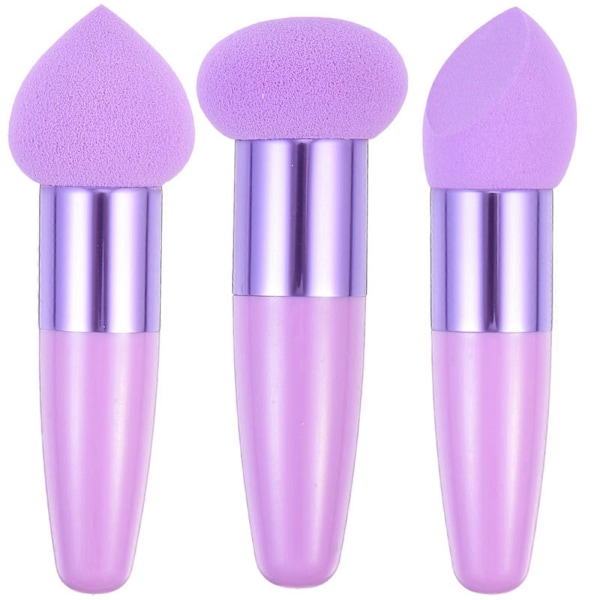 3 stk. Skønheds Makeup Pens Våd Tør Makeup Pens Bærbare Makeup Svampe Kosmetiske Værktøjer