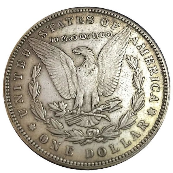 Simulering Falsk Morgan One Dollar Minnemynt Blås Ring Samling Gave