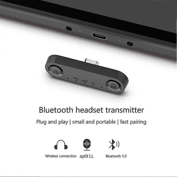 Bluetooth-lähetin Switchille Bluetooth 5.0 langaton audioadapteri lisätarvikkeet Switch Lite P:lle