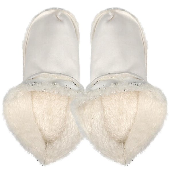 Innersåler for Crocs Clogs Erstatning, Vinter Pelsinnlegg Skofôr Såle Varm Avtakbar Lodden Fôr Hjemmesko Fleece For Utendørs Innendørs 37-38