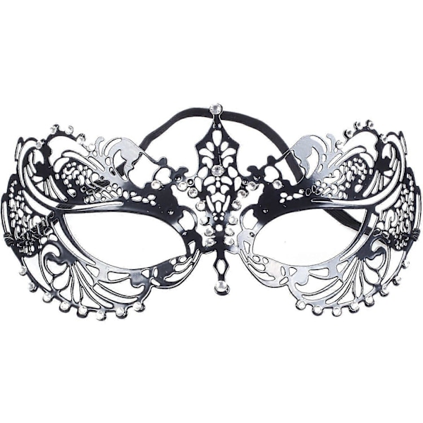 Venetiansk Klippet Metall Fili Maskerade Maske