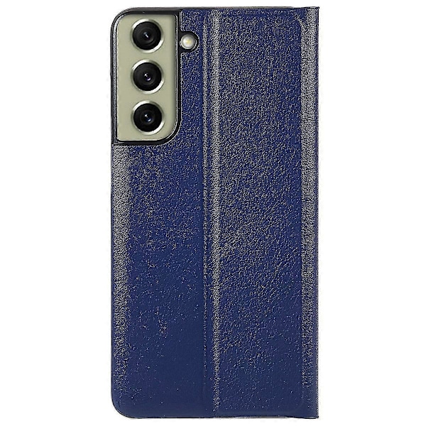 För Samsung S21 Fe Fjärde Generationens Ställ Läderfodral Azure Style B Samsung Galaxy S21 FE