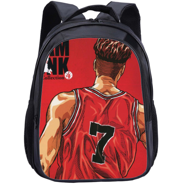 Slam Dunk Ryggsäck med Tryck för Tonårspojkar Flickor Väskor Canvas Student Skolväskor style 8