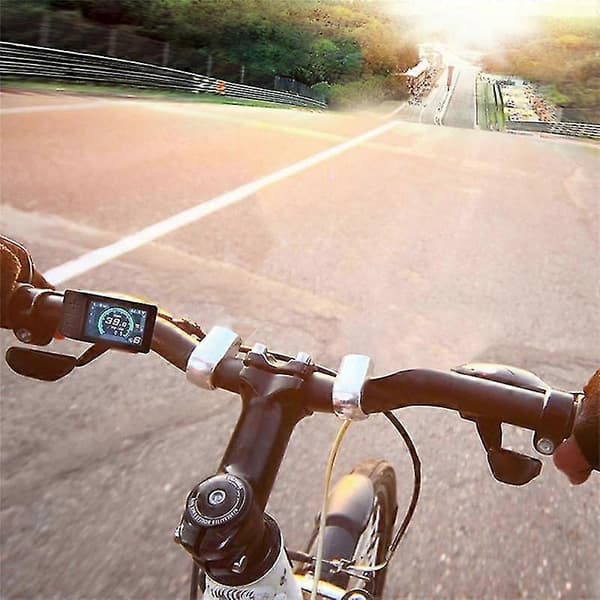 500c Ebike Display Til 8fun Bbs01 Bbs02 Mid Motor Hub Motor Kit Dele Elektrisk Cykel Speedometer Con