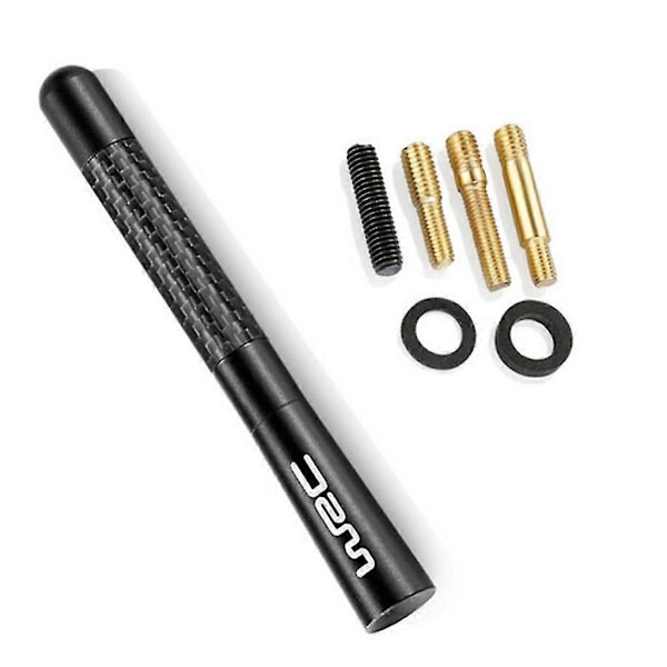 Bil Karbonfiber Kort Antenne Universal Auto Tak Fm Am Signalmottaker Antenne