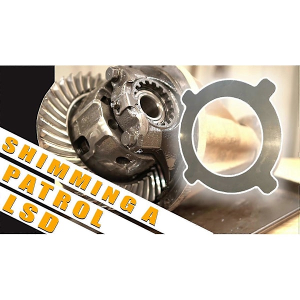 Shim 0,7 mm för H233b Patrol Billig Diff Lock Differentialspärr Shim Packning
