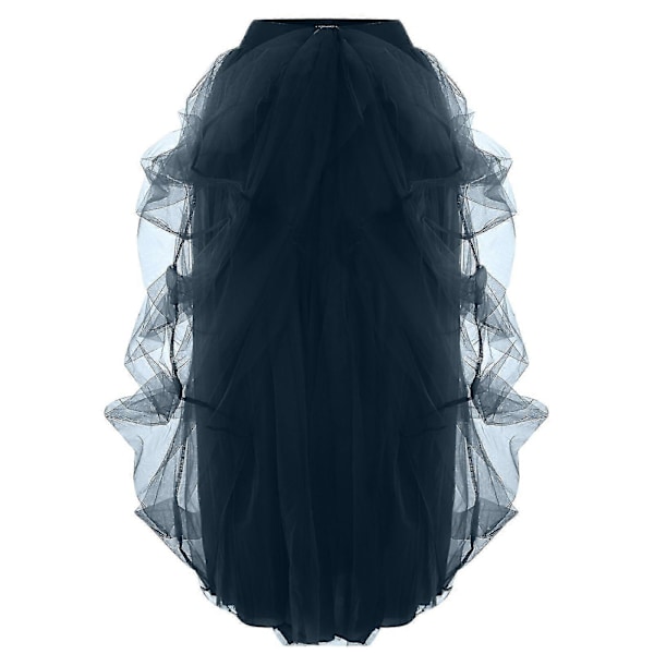 Sommerkjole Dame Tyl Lang Nederdel Høj Talje Flæse Gulvlang Bryllup Puffy Maxi Nederdele Kjoler Til Kvinder