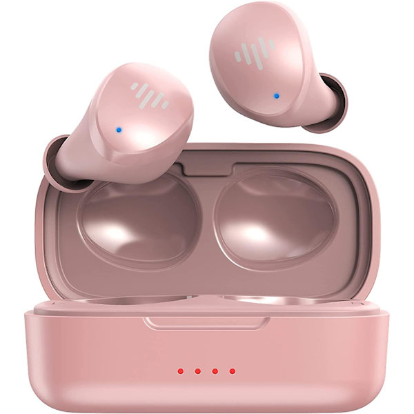 Sort/hvide Trådløse Ørepropper Bluetooth In-ear Ægte Trådløse Med Håndfri Opkaldsmikrofon, 4 Lang Afspilningstid; Inkluderer Kompakt Opladningsetui White
