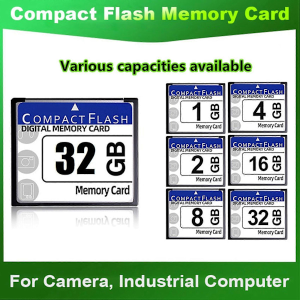 32gb Compact Flash -muistikortti kameralle, mainoskoneelle, teollisuustietokonekortille