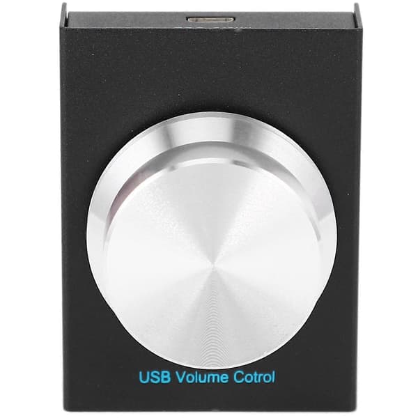 10x USB Volumkontroll, Tapsfri PC Datamaskin Høyttaler Lydvolumkontrollknapp, Juster Digital