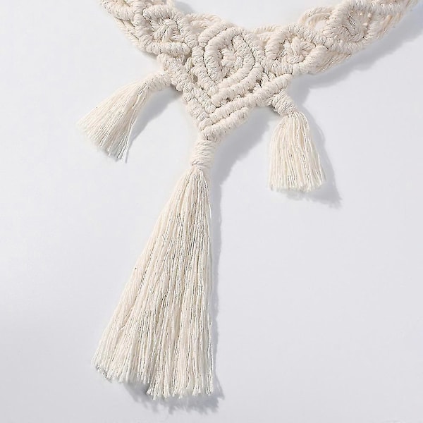 2 Pak Vævede Gardinbindere Håndlavet Macrame Dekorativ Gardin Holdbacks Boho Boligindretning Bondehus